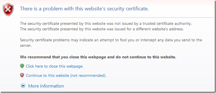 The remote certificate is invalid according to the validation procedure sql server